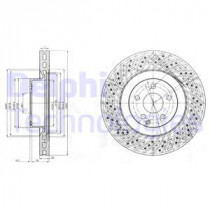 Тормозной диск DELPHI BG9057