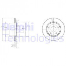 Гальмівний диск DELPHI BG4212