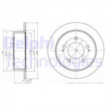 Тормозной диск DELPHI BG4220