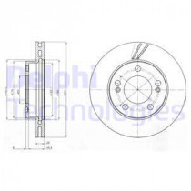 Тормозной диск DELPHI BG4206