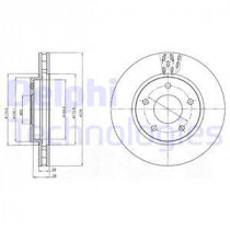Тормозной диск DELPHI BG4258