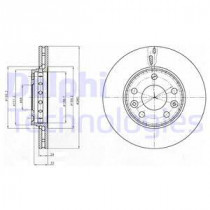 Тормозной диск DELPHI BG4265