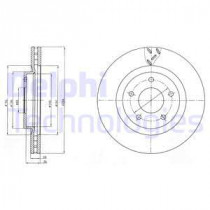 Тормозной диск DELPHI BG4246