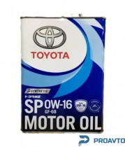 Масло моторное Toyota Motor Oil SP 0W-16 4л, 0888013105