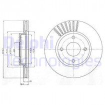 Тормозной диск DELPHI BG4337