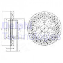 Тормозной диск DELPHI BG9076C