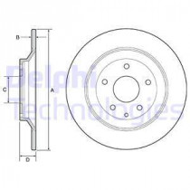Тормозной диск DELPHI BG4567C