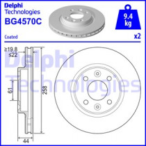 Тормозной диск DELPHI BG4570C