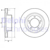 Тормозной диск DELPHI BG9131