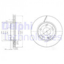Тормозной диск DELPHI BG3845C