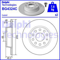 Тормозной диск DELPHI BG4324C
