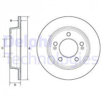 Тормозной диск DELPHI BG4559C