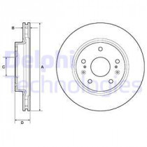 Тормозной диск DELPHI BG4764C
