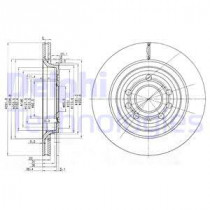 Тормозной диск DELPHI BG3886C