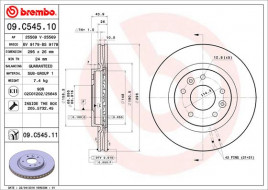 Тормозной диск BREMBO 09C54511