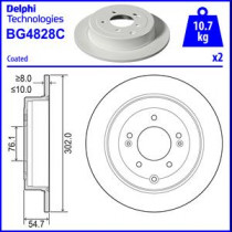 Тормозной диск DELPHI BG4828C