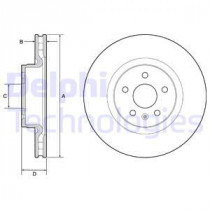 Тормозной диск DELPHI BG9220C