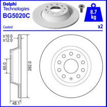 Тормозной диск DELPHI BG5020C