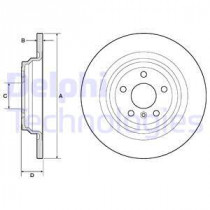 Тормозной диск DELPHI BG4754C