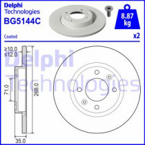 Тормозной диск DELPHI BG5144C