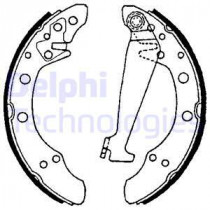 Комплект тормозных колодок DELPHI LS1625