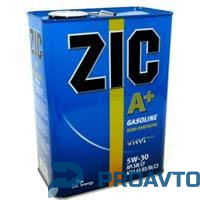 Масло моторное полусинтетическое ZIC A Plus 5W-30, 4л