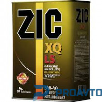 Масло моторное синтетическое ZIC XQ LS 5W-40, 4л
