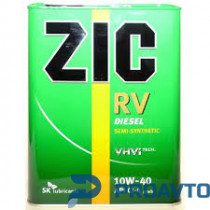 Масло моторное полусинтетическое ZIC RV 10W-40, 4л