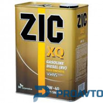 Масло моторное синтетическое ZIC XQ 0W-40, 4л