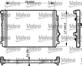 Радиатор VALEO 735549