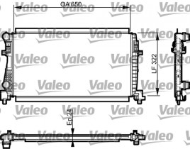 Радиатор VALEO 735557