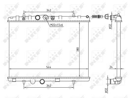 Радиатор NRF 58226A