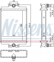 Радиатор NISSENS 606296
