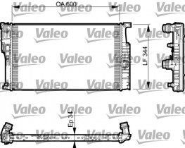 Радиатор VALEO 735493