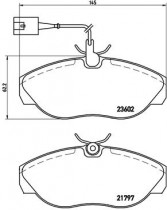 Комплект тормозных колодок BREMBO P23 083