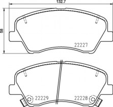 Комплект тормозных колодок BREMBO P30 098