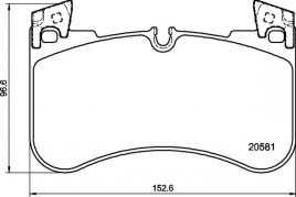 Комплект тормозных колодок BREMBO P44 029