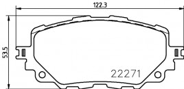 Комплект тормозных колодок BREMBO P49 054