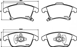 Комплект тормозных колодок BREMBO P24 173