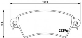 Комплект тормозных колодок BREMBO P61 065