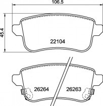Комплект тормозных колодок BREMBO P68 074
