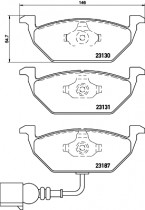 Комплект тормозных колодок BREMBO P85 072X