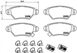 Комплект тормозных колодок BREMBO P59 031