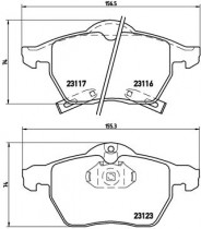 Комплект тормозных колодок BREMBO P59 048