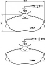 Комплект тормозных колодок BREMBO P61 057