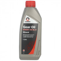 Масло трансмиссионное минеральное Comma Gear Oil GL-5 85W-140 1л. HMG1L