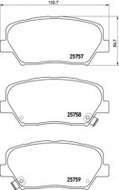 Комплект тормозных колодок BREMBO P30 070