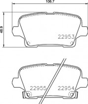 Комплект тормозных колодок BREMBO P59 097