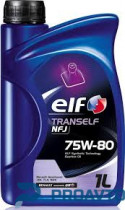 Масло трансмиссионное синтетическое Elf TRANSELF NFJ 75W-80, 1л