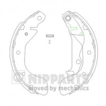 Комплект тормозных колодок Nipparts J3500907